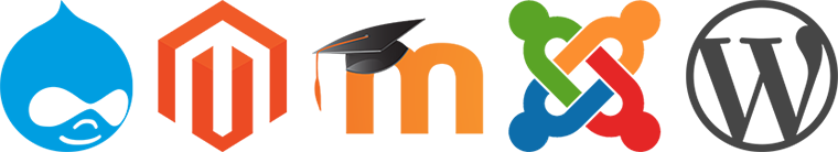 Web Hosting for Wordpress, Joomla, Drupal, Xoops, Moodle, Magento, openCart, osCommerce, ZenCart, phpBB, Gallery, etc.